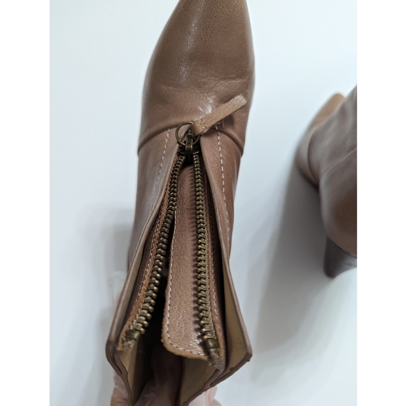 Joe's Leather Wedge Ankle Boots Women's Size 6 - Picture 7 of 14